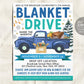 Blanket Drive Flyer Editable Template