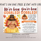 We've Been Gobbled Game Editable Template, You've Been Gobbled Turkey, Thanksgiving Activity Tradition Sign Instructions Neighbors