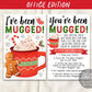 I've Been Mugged Coworker Game Editable Template