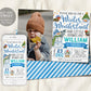 Winter Wonderland Birthday Invitation With Photo Editable Template