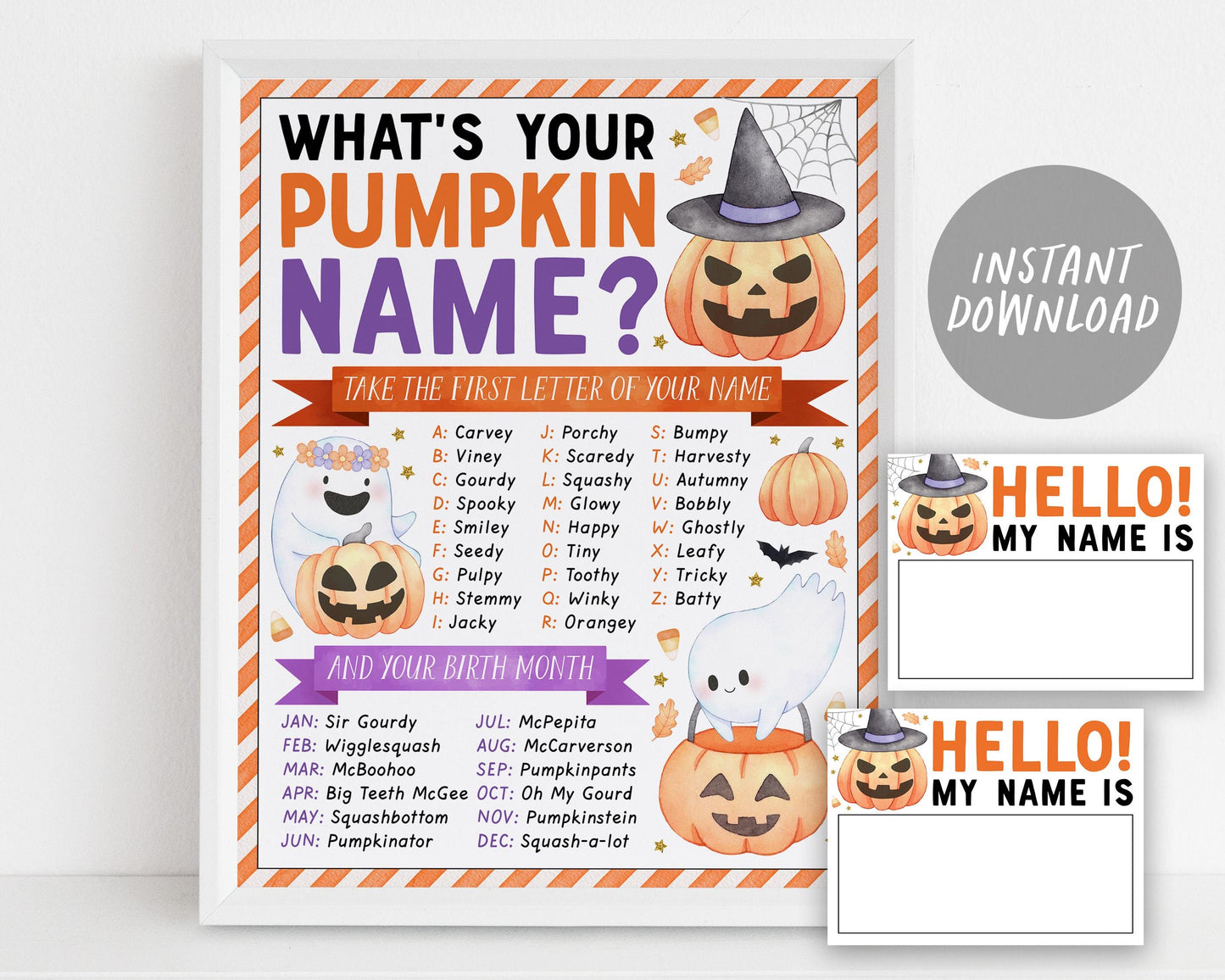 What&#39;s Your Pumpkin Name Gam