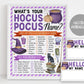 What's Your Hocus Pocus Name Game