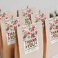 Christmas Birthday Favor Tags Editable Template, Santa's Crew Holiday Party Thank You Gift Tag, Party Treat Bag Favor Tag Merry Christmas