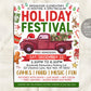 Holiday Festival Flyer Editable Template