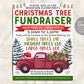 Christmas Tree Fundraiser Flyer Editable Template