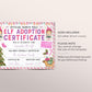 Pink Girl Elf Adoption Certificate Editable Template, Adopt Your Elves Letter, Christmas Party Photo Prop, North Pole Official Santa Mail