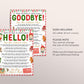 Elf Letter for Classroom Editable Template, Girl And Boy Elves Arrival And Goodbye Note, Elf Visiting Letter, Teacher Christmas Activity