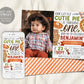 Cutie Pie First Birthday Invitation With Photo Editable Template