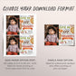 Cutie Pie First Birthday Invitation With Photo Editable Template, Fall Slice of Fun 1st Birthday Party Invite, Sweetie Pie Autumn Evite