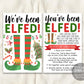 We&#39;ve Been Elfed Christmas Game Editable Template