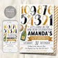 New Years Eve 30th Birthday Invitation Editable Template