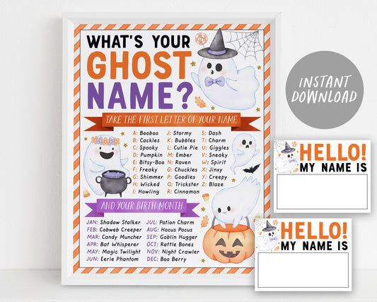 What&#39;s Your Halloween Name Sign