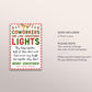 Coworkers Are Like Christmas Lights Card Tag Editable Template, Light of Coworkers Poem Christmas Ornament, Holiday Colleague Boss Employee