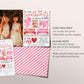 Valentines Day Joint Siblings Birthday Invitation With Photo Editable Template, Our Little Sweethearts Party Invite, Valentine Girls Sisters