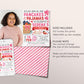 Pancakes and Pajamas Birthday Invitation With Photo Editable Template, Valentines Day Flapjacks And PJs Party Invite, Breakfast Brunch Evite