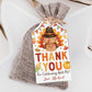 Little Turkey Birthday Favor Tags Editable Template