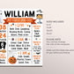 Halloween Birthday Milestone Sign Editable Template, Spooky One First Boo-Day Stats Poster, Spooktacular  1st Birthday My First Year Ghost