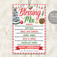 Blessings Mix Gift Tags Editable Template