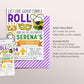 Mardi Gras Birthday Invitation Editable Template, Mardi Gras Fat Tuesday Party Invite, Let The Good Times Roll New Orleans King Cake Evite