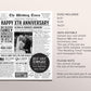 Back in 2024 1st 2nd 3rd 4th Anniversary Gift Newspaper Editable Template, Personalized 1 2 3 4 Year Wedding For Parents Husband Or Wife