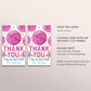 Basketball Birthday Party Favor Tags Editable Template, Girl Pink Basketball Party Thank You Treat Bag, End of Season Sports Theme Gift Tag