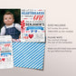 Heartbreaker First Birthday Invitation With Photo Editable Template, Valentines Day Hearts Party Invite, Valentine Our Little Heartbreaker