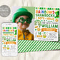 St Patrick&#39;s Day Birthday Invitation With Photo Editable Template