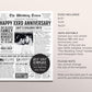 Back in 2018 6th 7th 8th Anniversary Gift Newspaper Editable Template, Personalized 6 7 8 Year Wedding For Parents Husband Or Wife