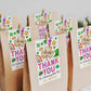 St Patricks Day Lucky Charm Birthday Party Favor Tags Editable Template, Shamrock Girl Birthday Thank You Treat Bag, Lucky One Gift Tags
