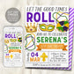 Mardi Gras Birthday Invitation Editable Template