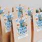 Baking Birthday Party Favor Tags Editable Template, Boy Chef Baking Party Thank You Treat Bag, Kids Preteen Cooking Party Gift Tag Cupcake