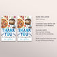 Pizza And Cake Birthday Party Favor Tags Editable Template, Boy Pizza Making Thank You Treat Bag, Cooking Baking Cake Decorating Gift Tag