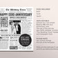 Back in 2001 23rd 24th 25th Anniversary Gift Newspaper Editable Template, Personalized 23 24 25 26 Year Wedding For Parents Husband Or Wife