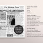 Back in 2004 20th 21st 22nd Anniversary Gift Newspaper Editable Template, Personalized 20 21 22 Year Wedding For Parents Husband Or Wife