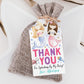 Mermaid Birthday Party Favor Tags Editable Template