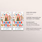 Circus Birthday Party Favor Tags Editable Template, Carnival Theme Thank You Treat Bag, Kids Come One Come All Gift Tags, Amusement Park