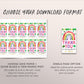 St Patricks Day Rainbow Birthday Party Favor Tags Editable Template, Shamrock Girl Birthday Thank You Treat Bag, St Paddy's Day Gift Tags