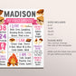 S'mores First Year Milestone Sign Editable Template, Bonfire Smore Campfire Birthday Party Birth Stat,  Backyard Camping One Year Board