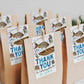 Fishing Birthday Party Favor Tags Editable Template, Boy Reeling In A Ton Of Fun Thank You Treat Bag, Fish Party Fishing Reel Gift Tags