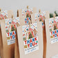 Circus Birthday Party Favor Tags Editable Template, Carnival Theme Thank You Treat Bag, Kids Come One Come All Gift Tags, Amusement Park