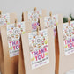 Amusement Park Birthday Party Favor Tags Editable Template, Girl Pink Carnival Thank You Treat Bag, Theme Park Party Gift Tags, Ferris Wheel