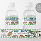 Dinosaur Water Bottle Labels Editable Template