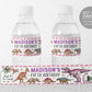 Dinosaur Water Bottle Labels Editable Template