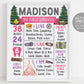 Camping First Year Milestone Sign Editable Template