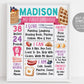Breakfast Brunch First Year Milestone Sign Editable Template