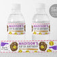 Softball Water Bottle Labels Editable Template