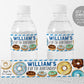 Donut Water Bottle Labels Editable Template