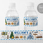 Camping Party Water Bottle Labels Editable Template