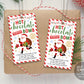 Christmas Hot Chocolate Bomb Tag Editable Template, Santa Hot Cocoa Bomb Tags Sticker Labels Printable, Christmas Party Favor Download