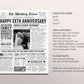 Back in 1992 31st 32nd 33rd Anniversary Gift Newspaper Editable Template, Personalized 31 32 33 Year Wedding For Parents Husband Or Wife